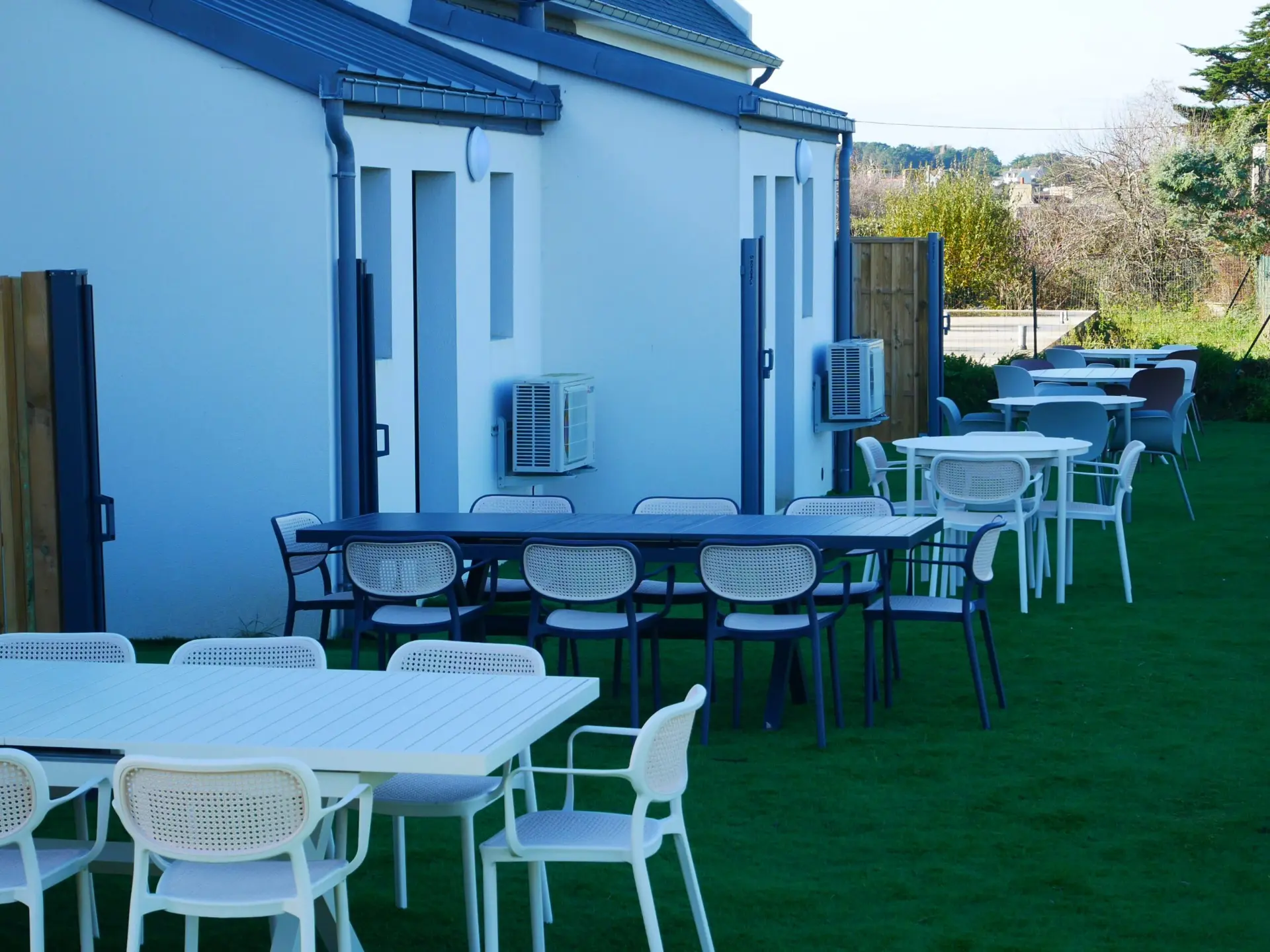 Les terrasses meublées de la résidence